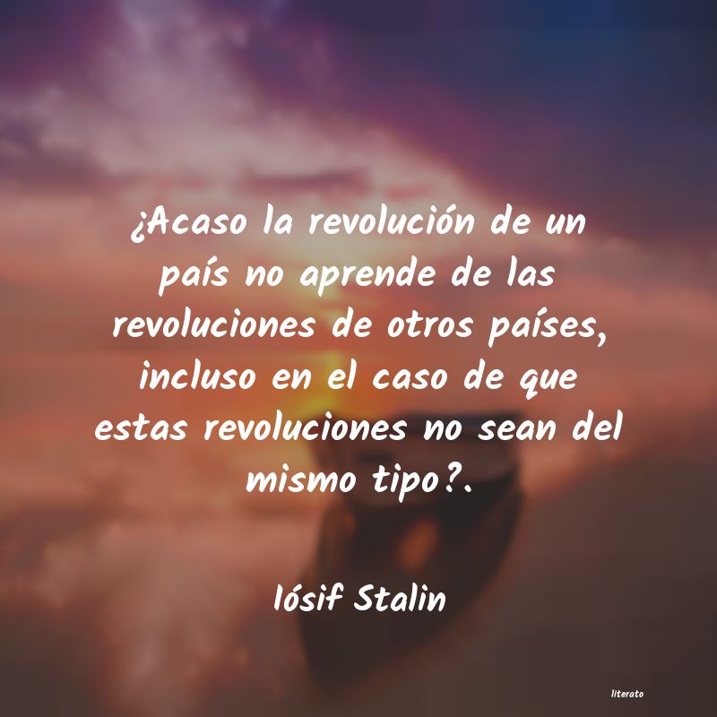 Frases de Iósif Stalin