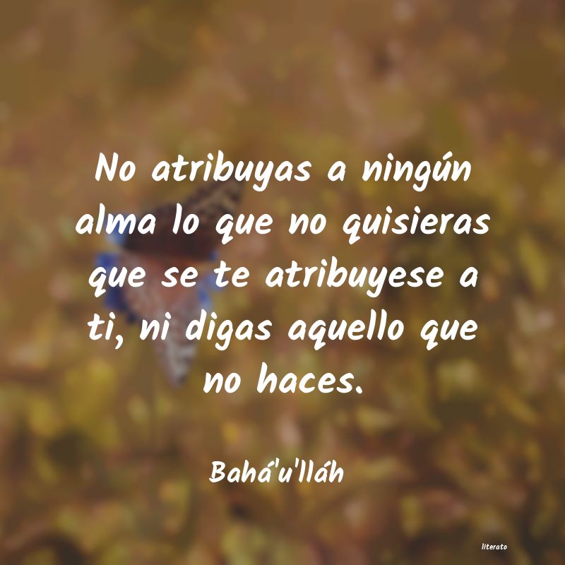 Frases de Bahá'u'lláh