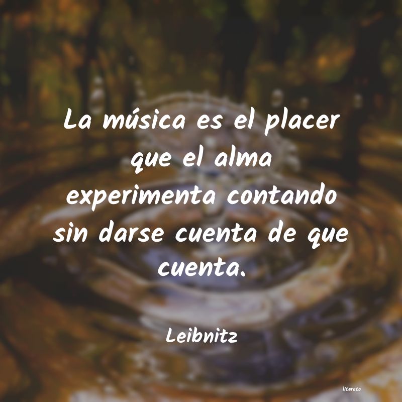 Frases de Leibnitz