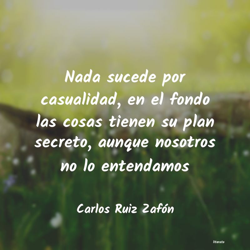 frases de Carlos Ruiz Zafón