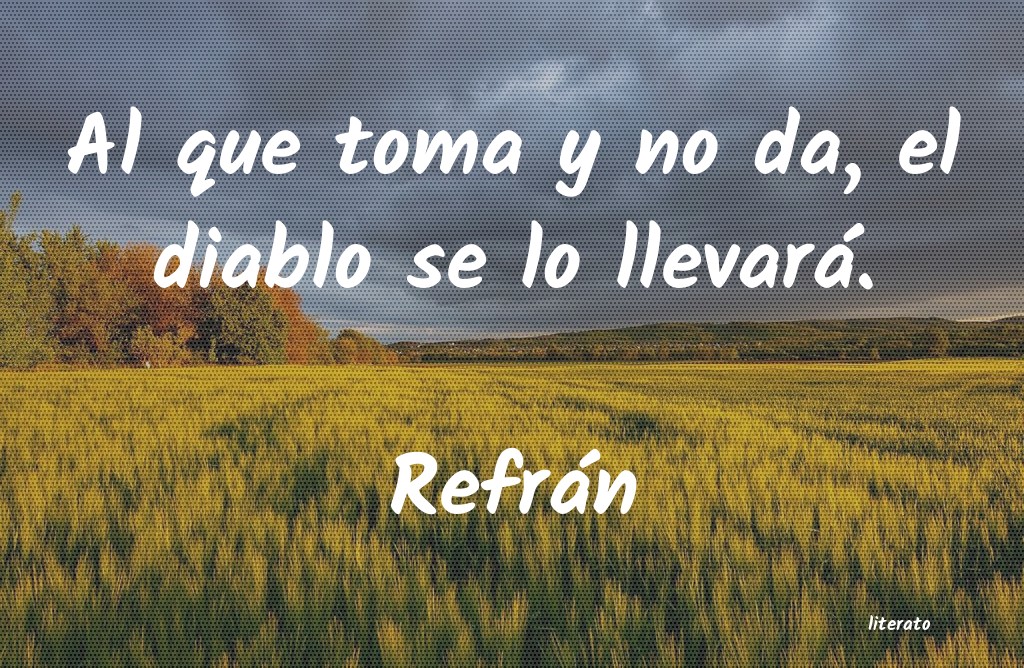 Frases de Refrán