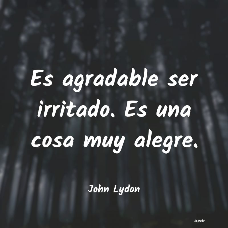 frases de John Lydon