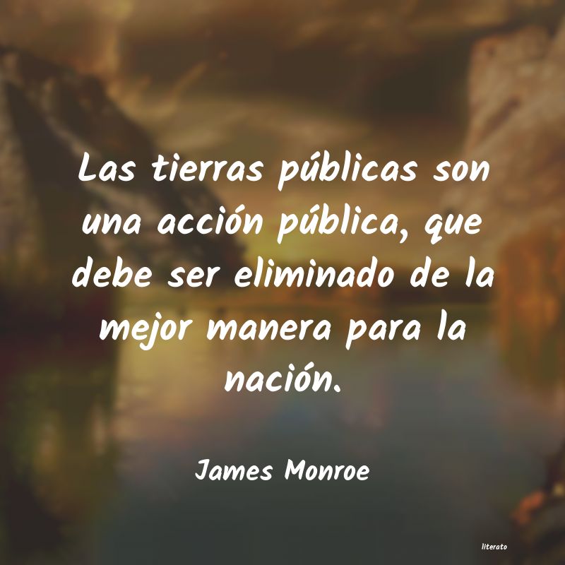 frases de James Monroe