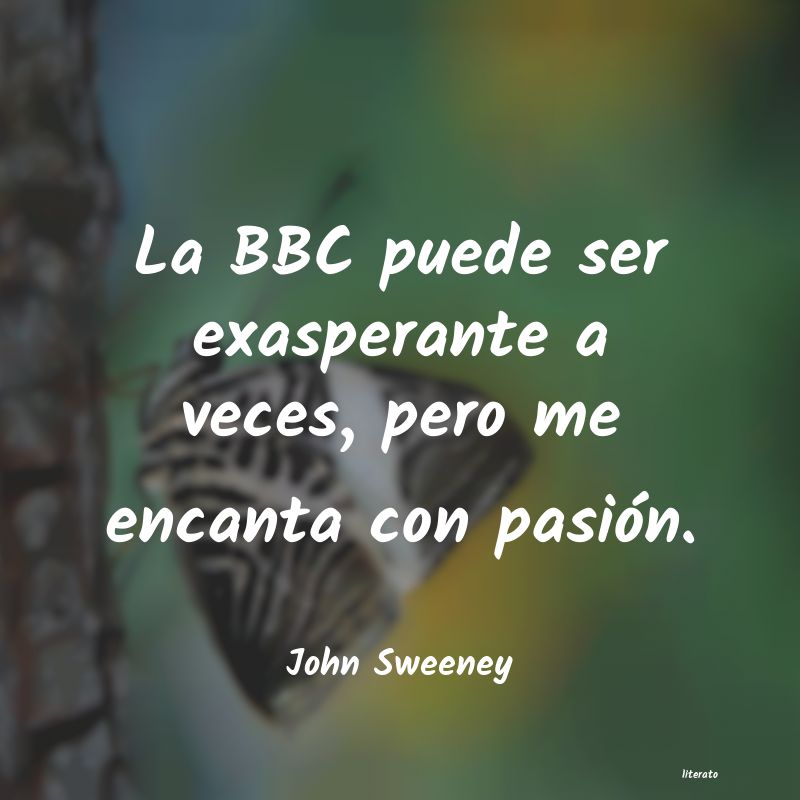 Frases de John Sweeney