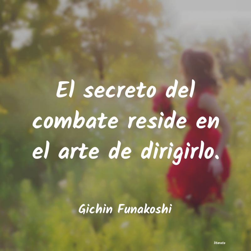 frases de Gichin Funakoshi