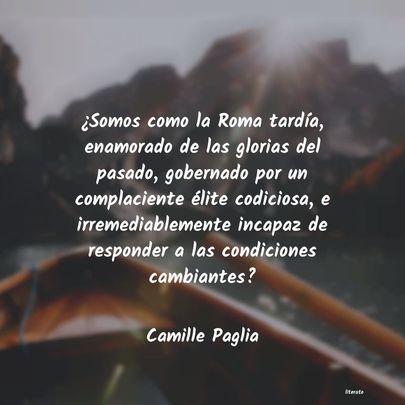 frases de Camille Paglia