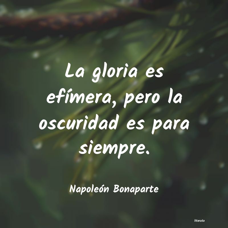 frases de Napoleón Bonaparte