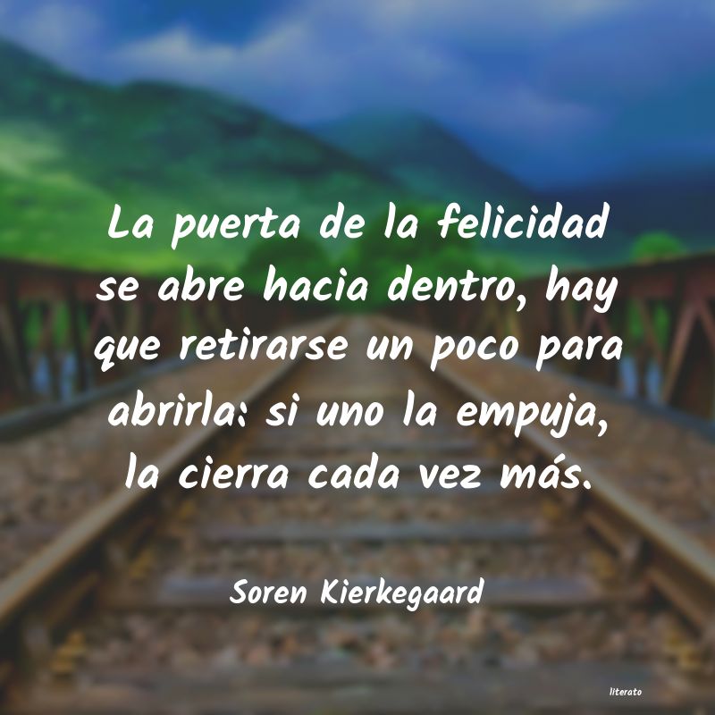 frases de Soren Kierkegaard