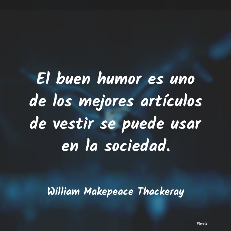 Frases de William Makepeace Thackeray