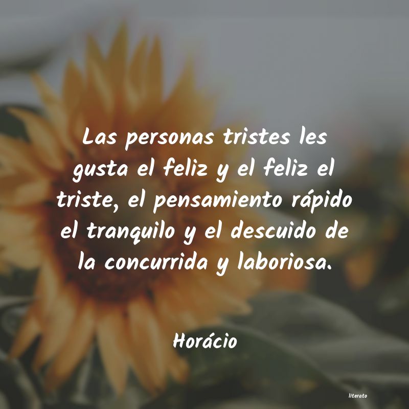 frases de Horácio
