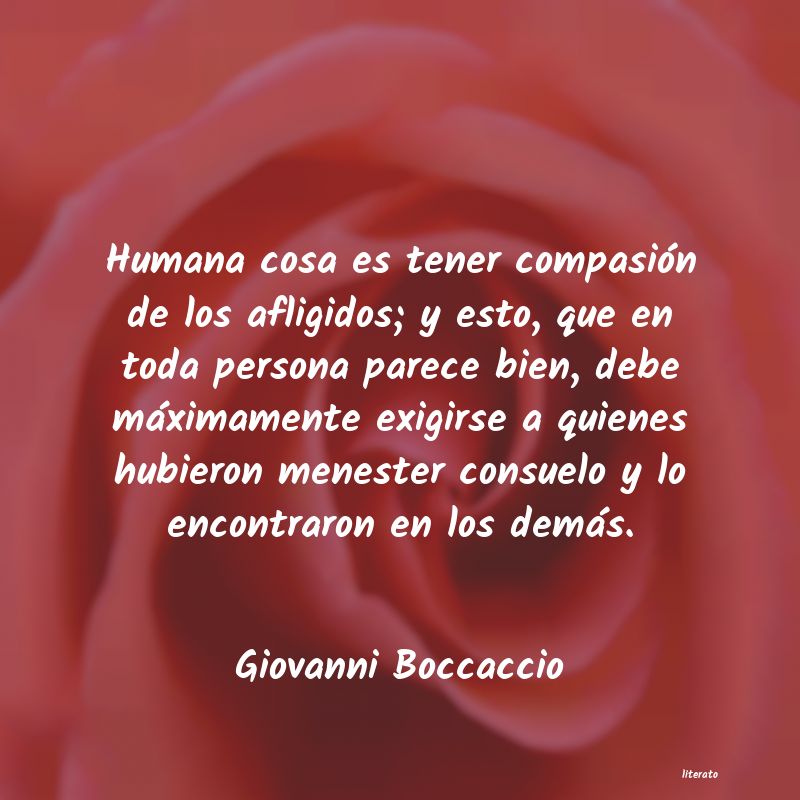 Frases de Giovanni Boccaccio