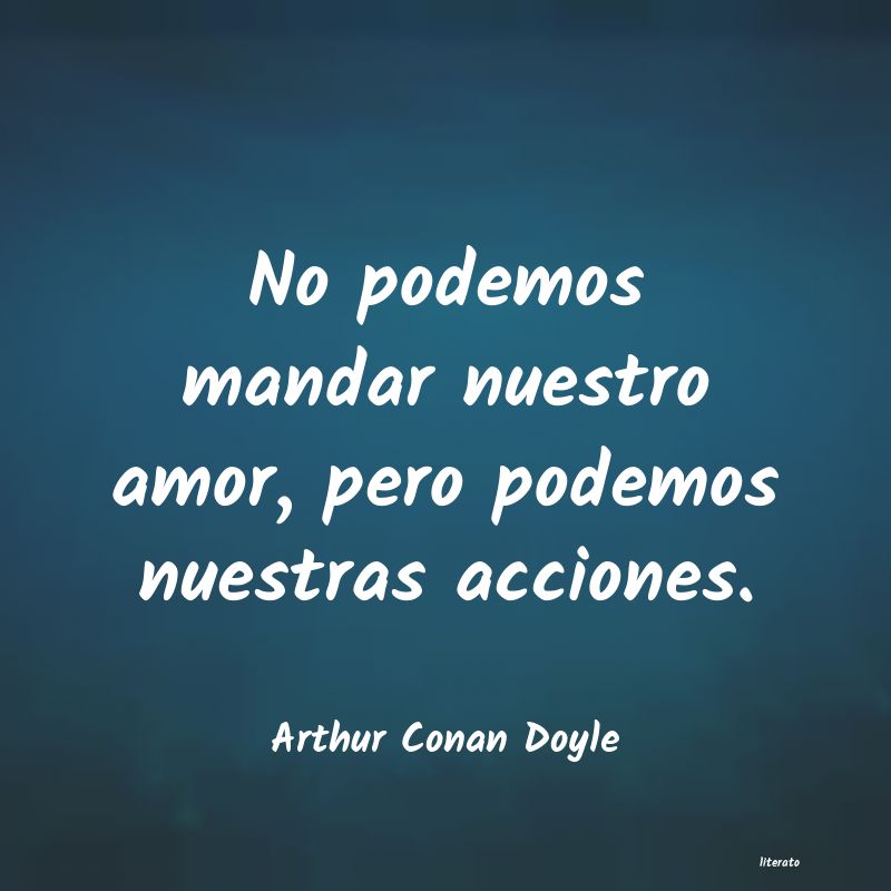 Frases de Arthur Conan Doyle