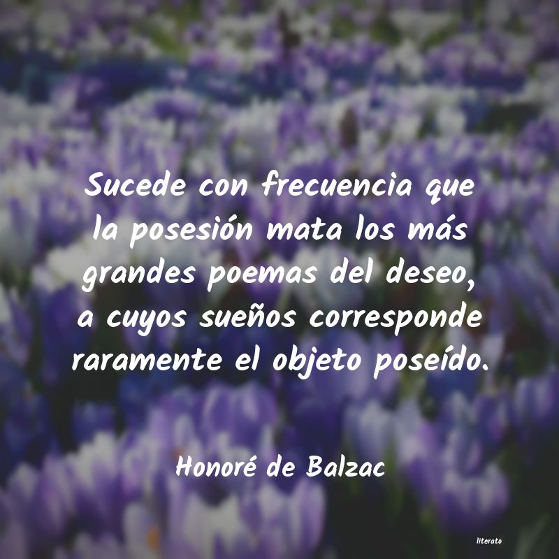 Frases de Honoré de Balzac