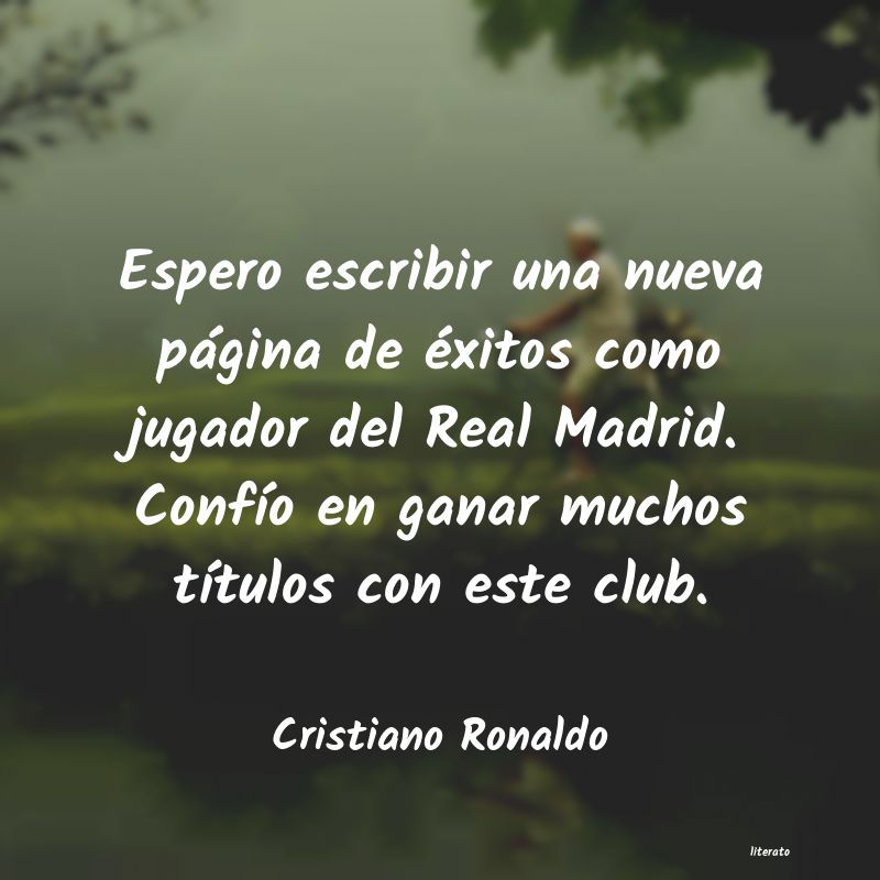 frases de Cristiano Ronaldo