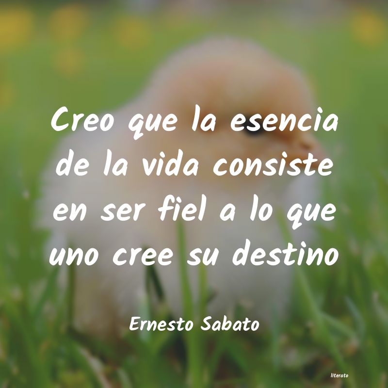 frases de Ernesto Sabato