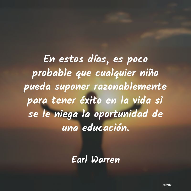 frases de Earl Warren