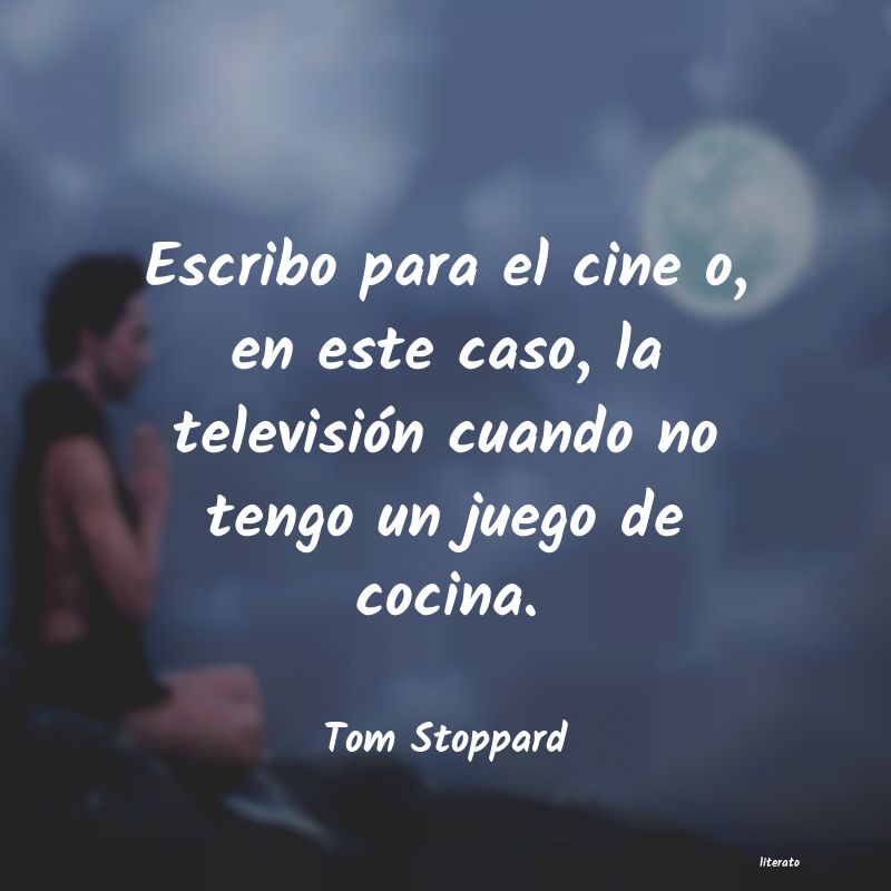 frases de Tom Stoppard