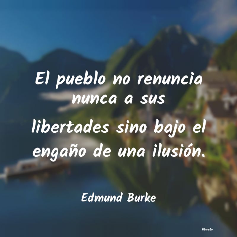 Frases de Edmund Burke