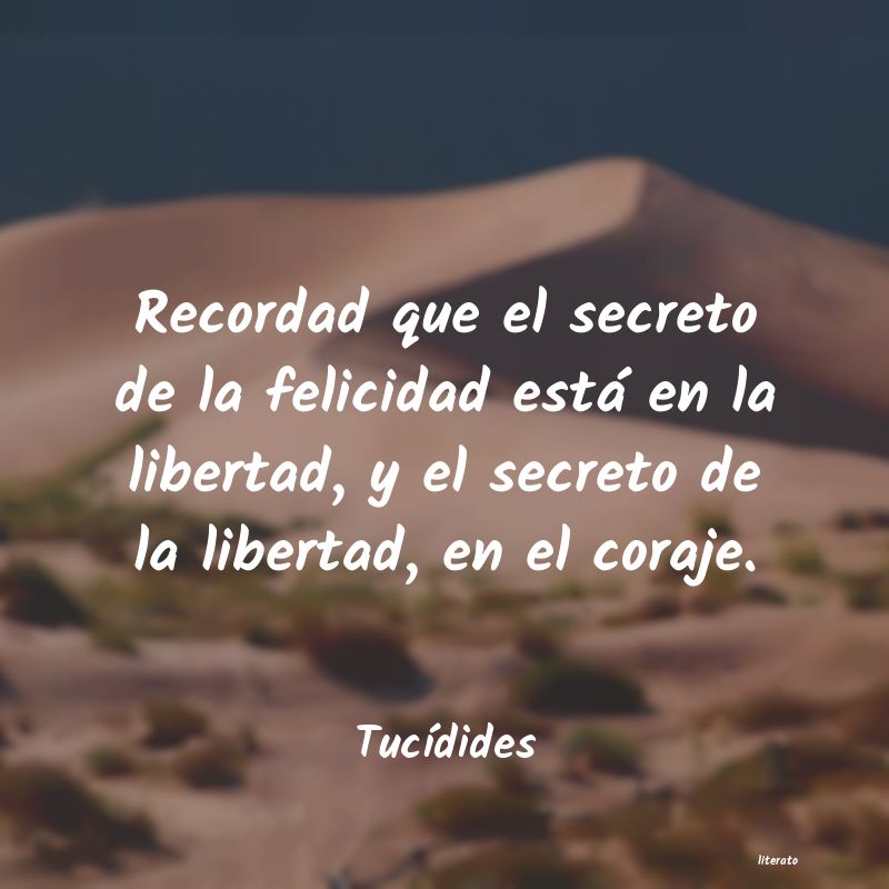 Frases de Tucídides