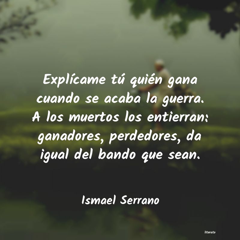 frases de Ismael Serrano