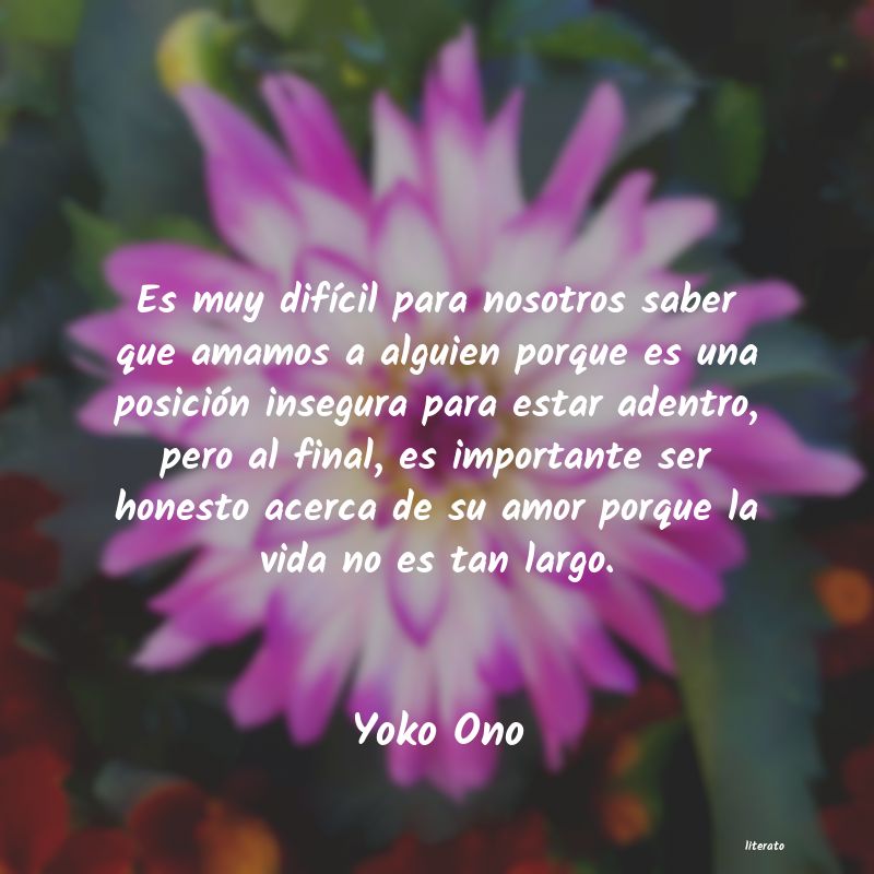 Frases de Yoko Ono