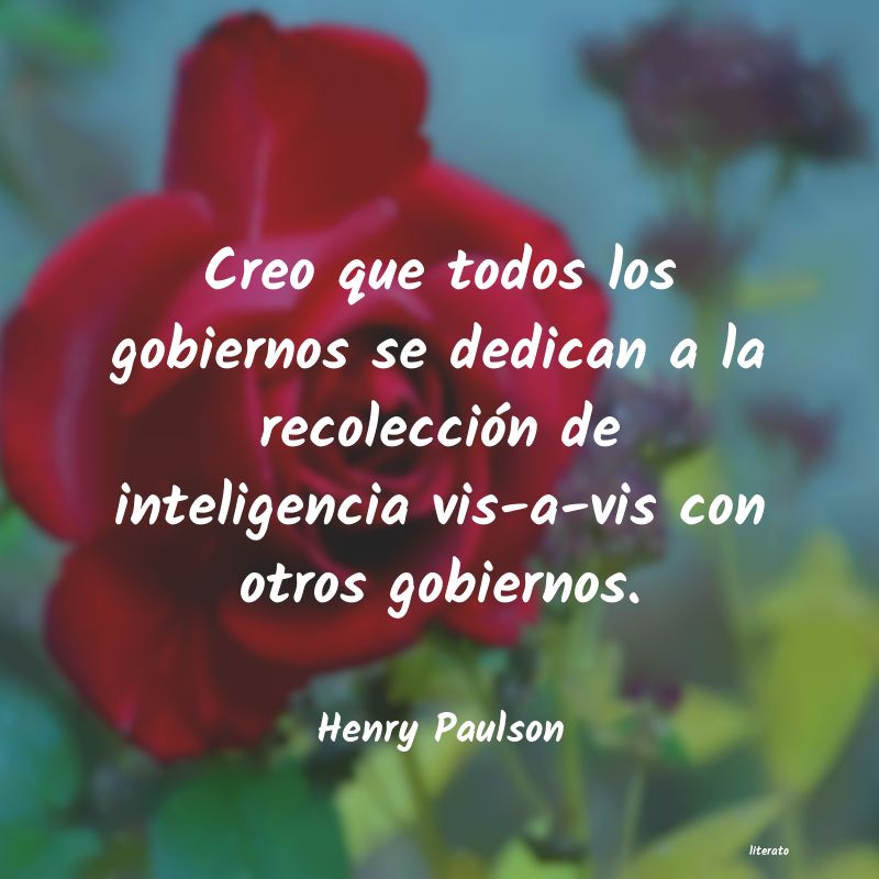 Frases de Henry Paulson