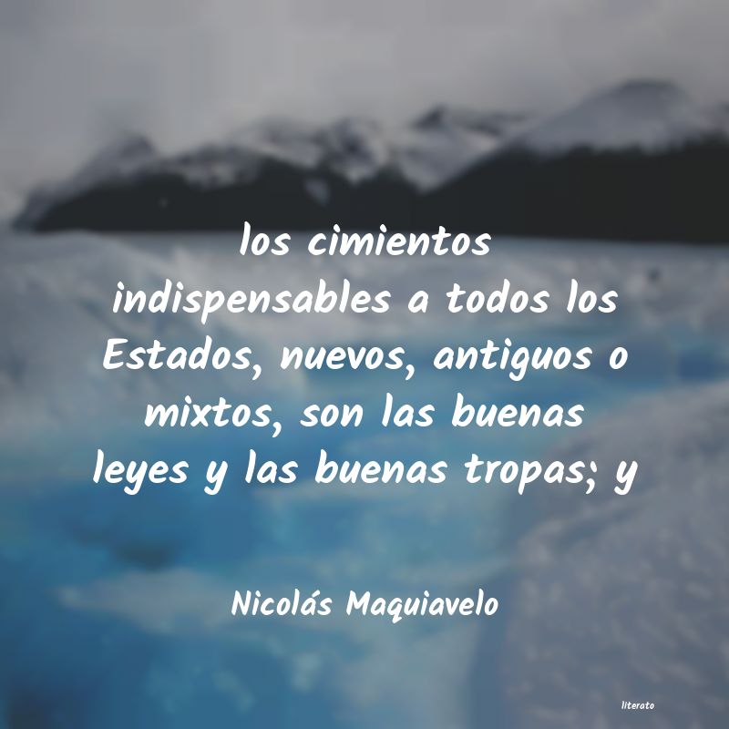 frases de Nicolás Maquiavelo