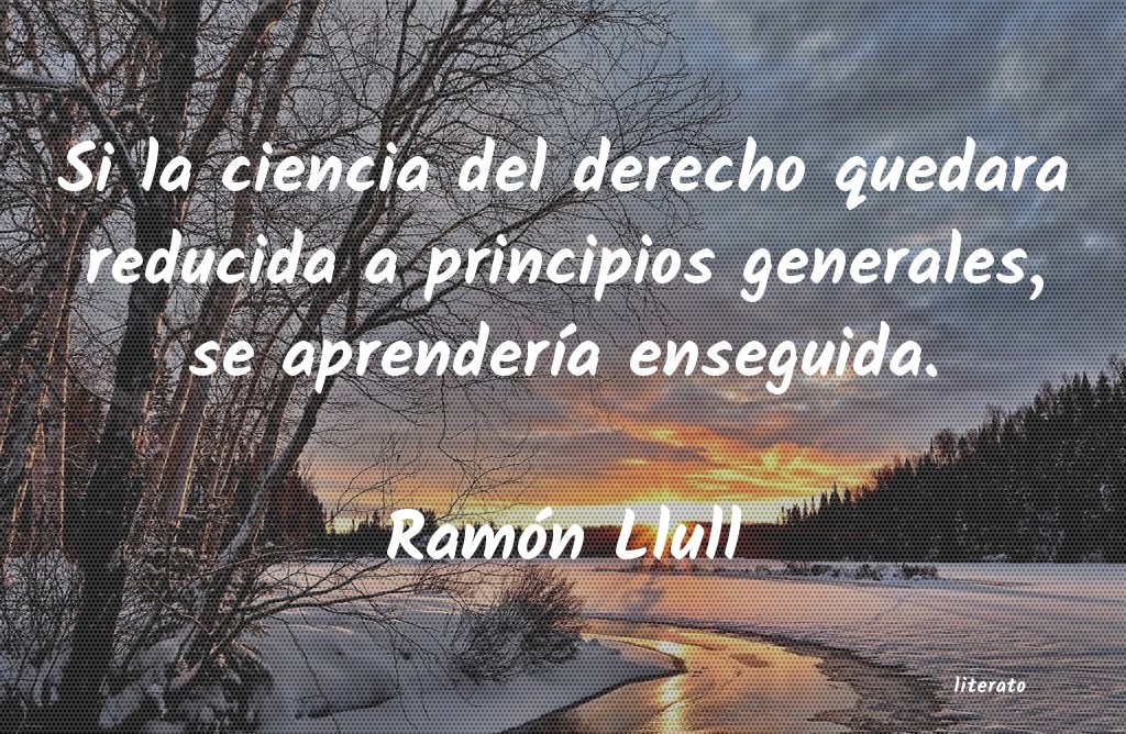 Frases de Ramón Llull