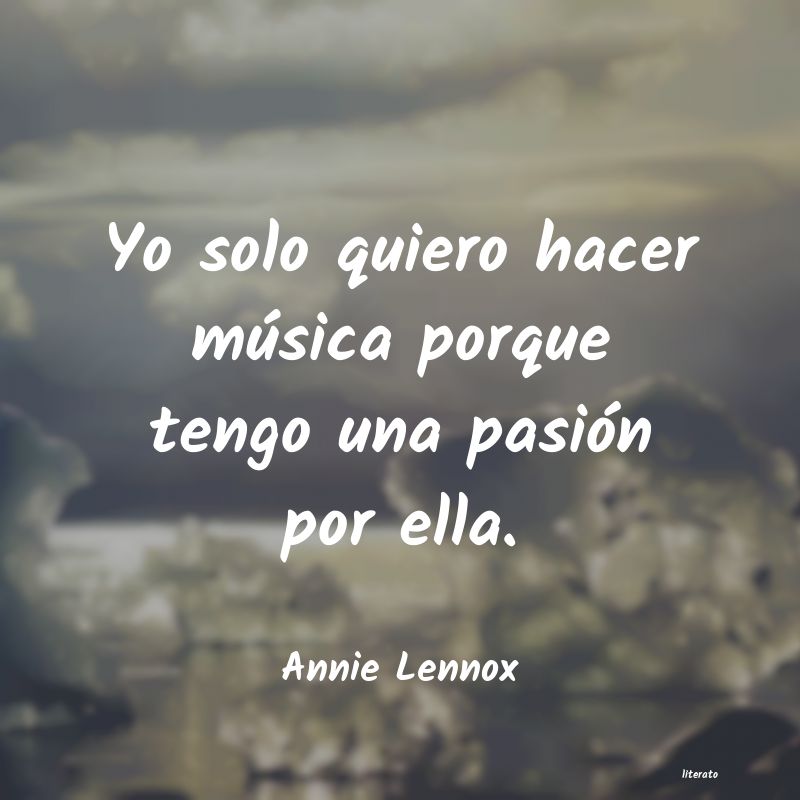 Frases de Annie Lennox