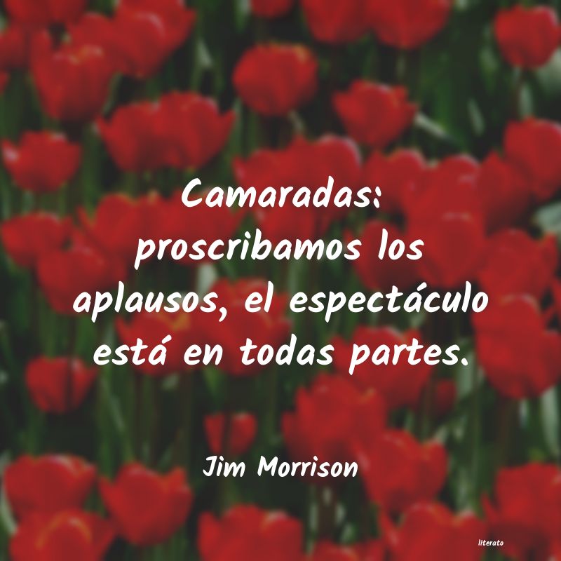 frases de Jim Morrison