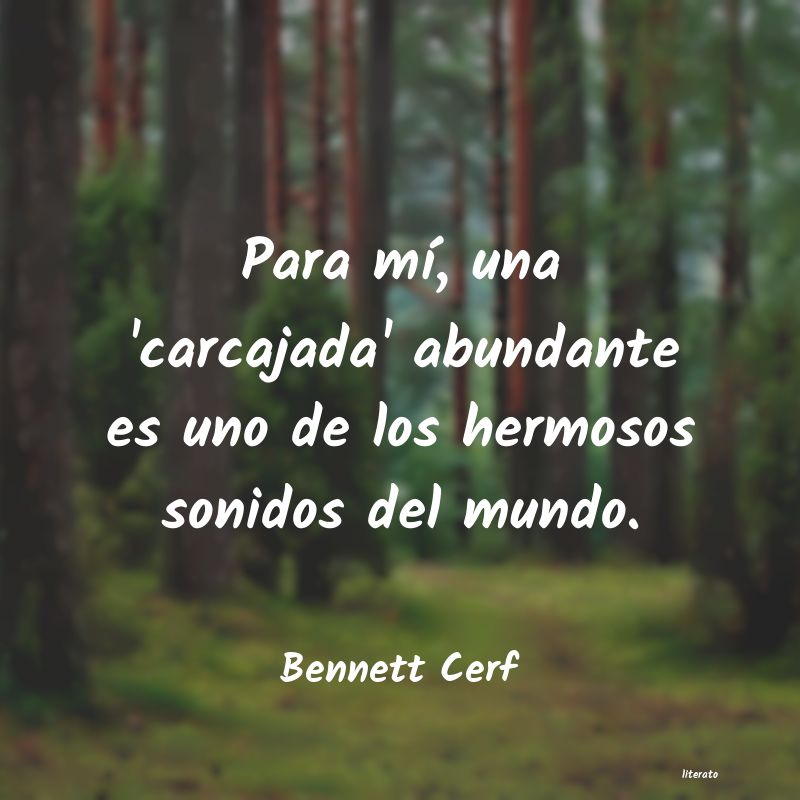 frases de Bennett Cerf