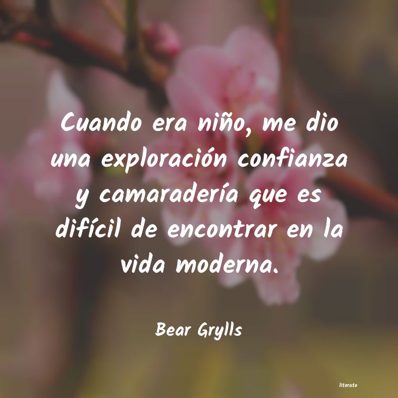 Frases de Bear Grylls