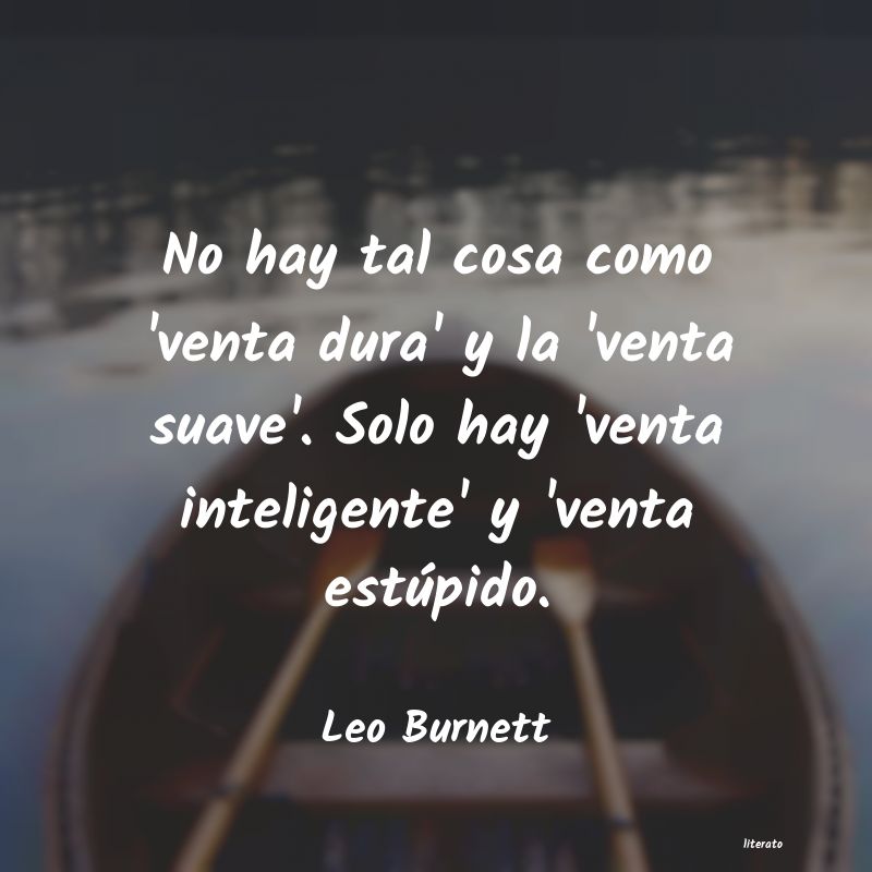 frases de Leo Burnett