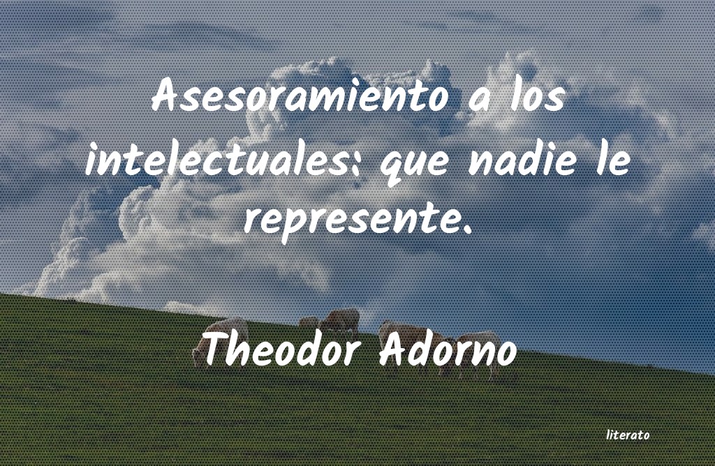 Frases de Theodor Adorno