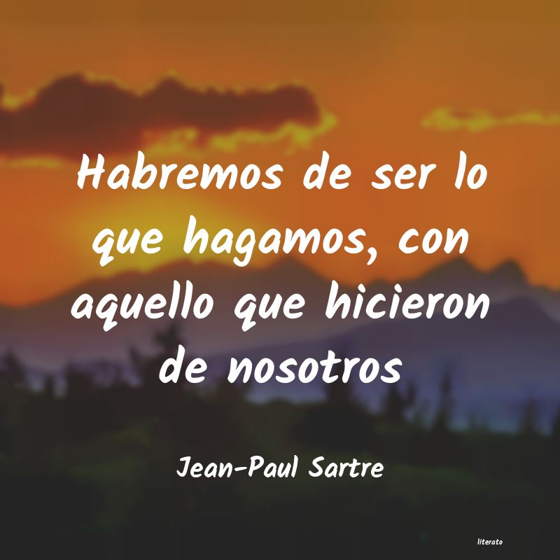 frases de Jean-Paul Sartre