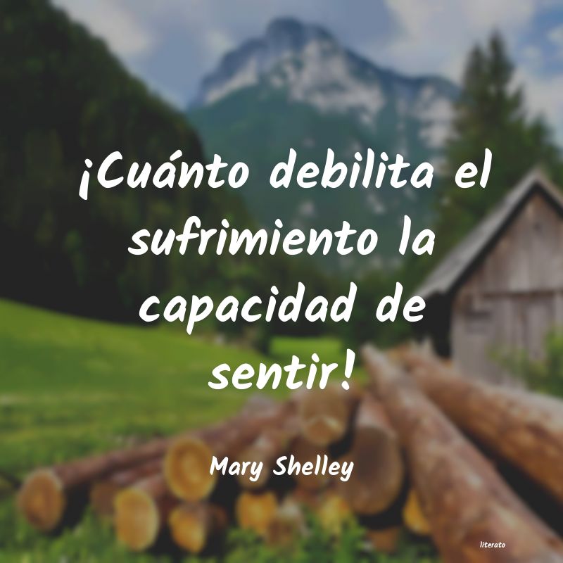 Frases de Mary Shelley