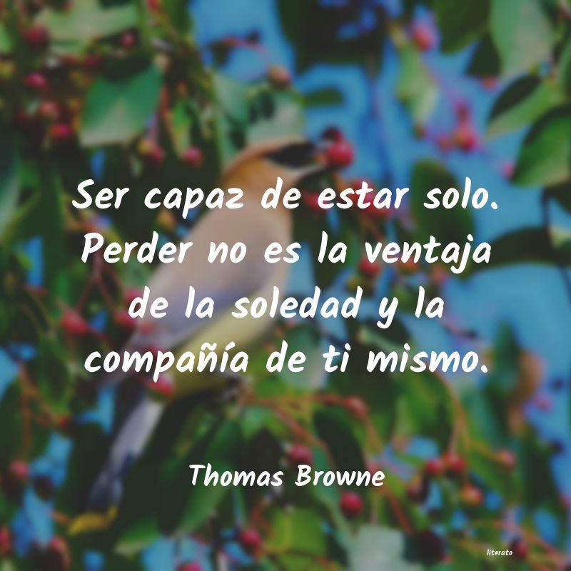 Frases de Thomas Browne