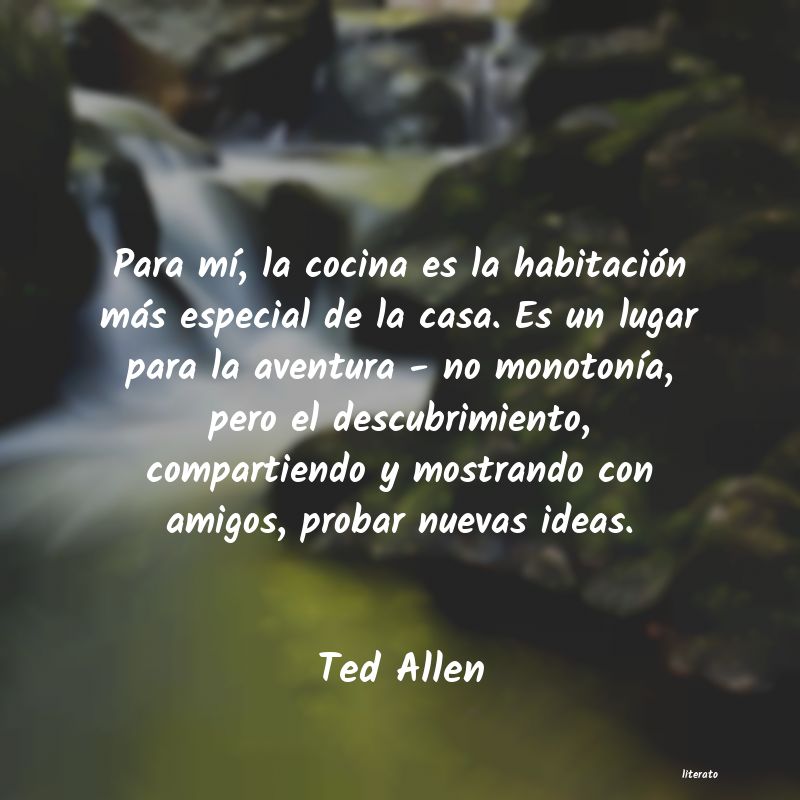 frases de Ted Allen