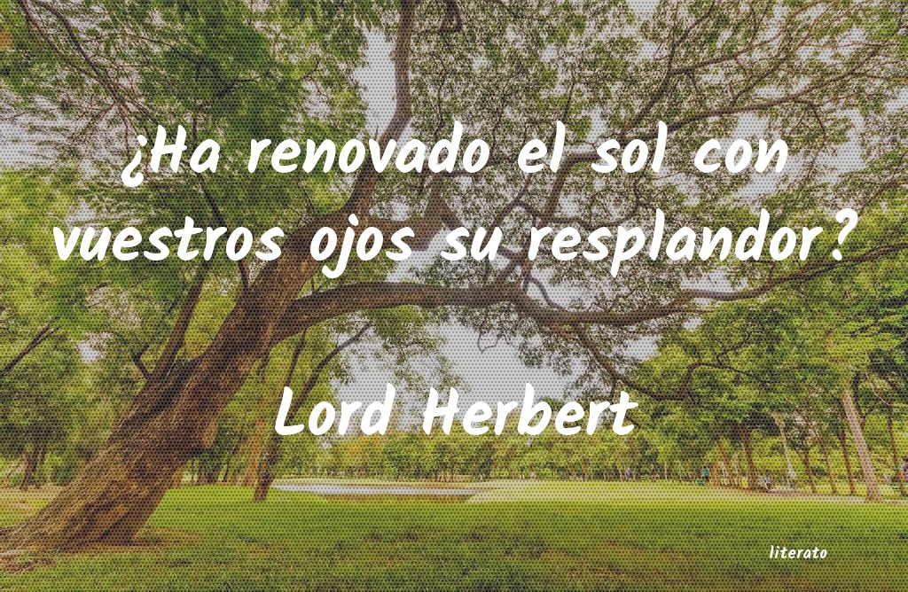 Frases de Lord Herbert