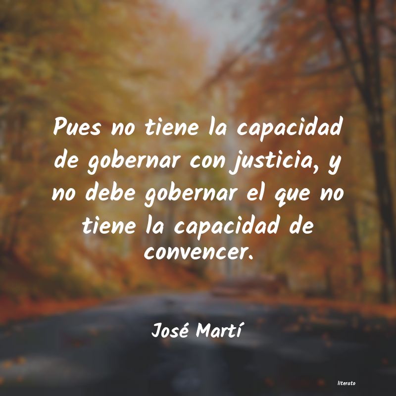 frases de José MartÃÂ