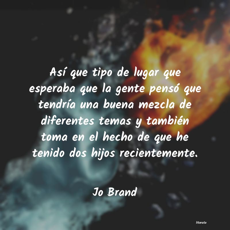 frases de Jo Brand