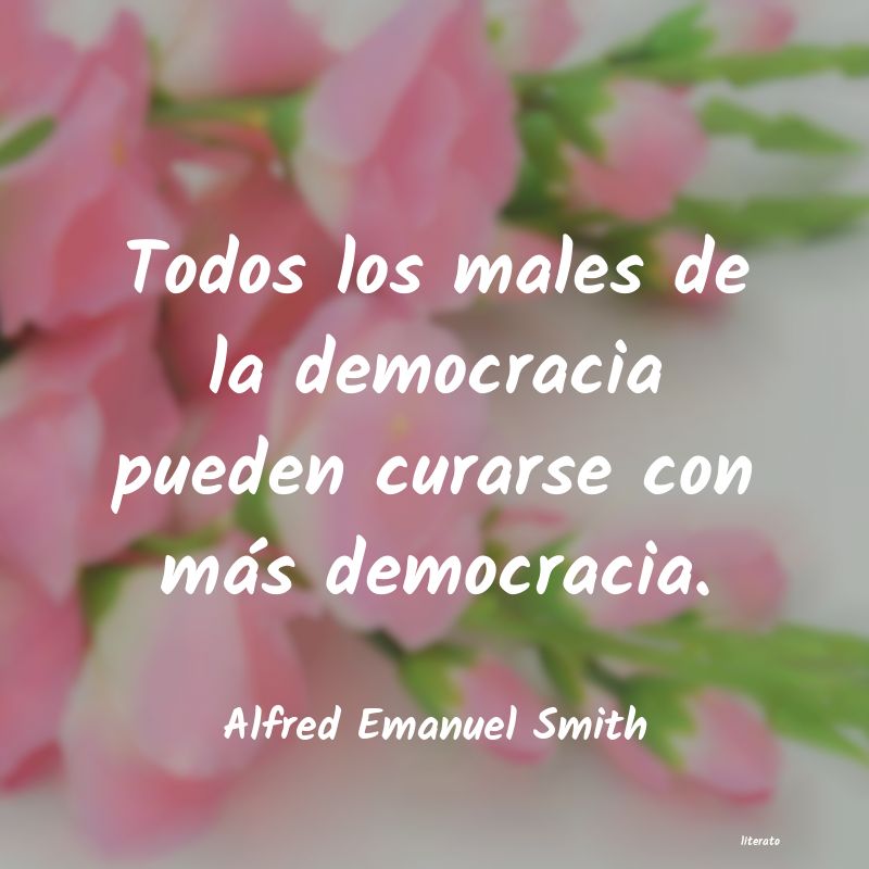frases de Alfred Emanuel Smith