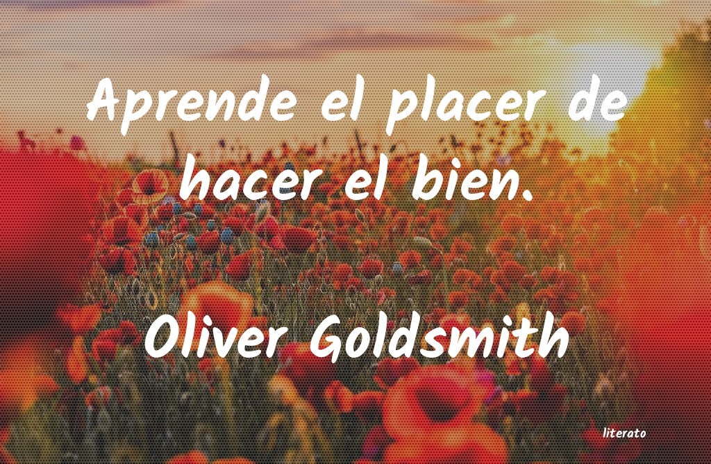 frases de Oliver Goldsmith