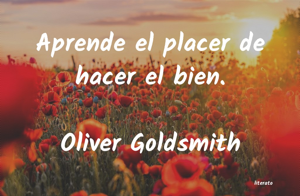 Frases de Oliver Goldsmith