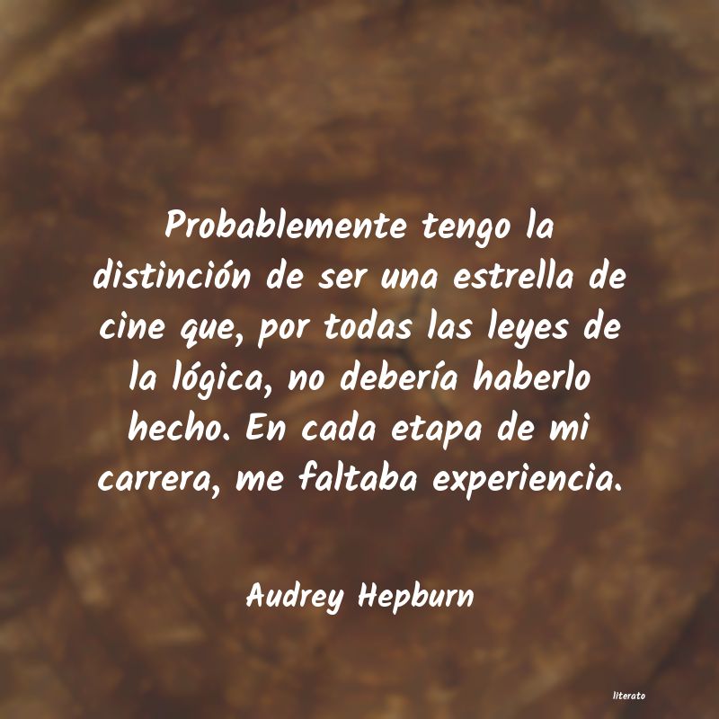 frases de Audrey Hepburn