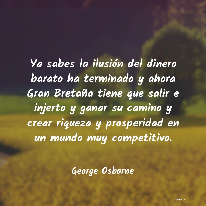 frases de George Osborne