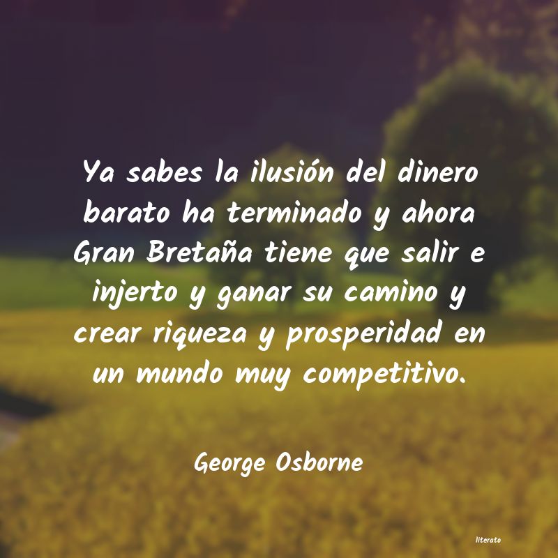 Frases de George Osborne