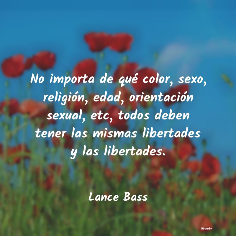 frases de Lance Bass