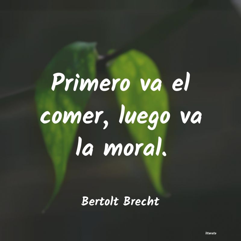 Frases de Bertolt Brecht