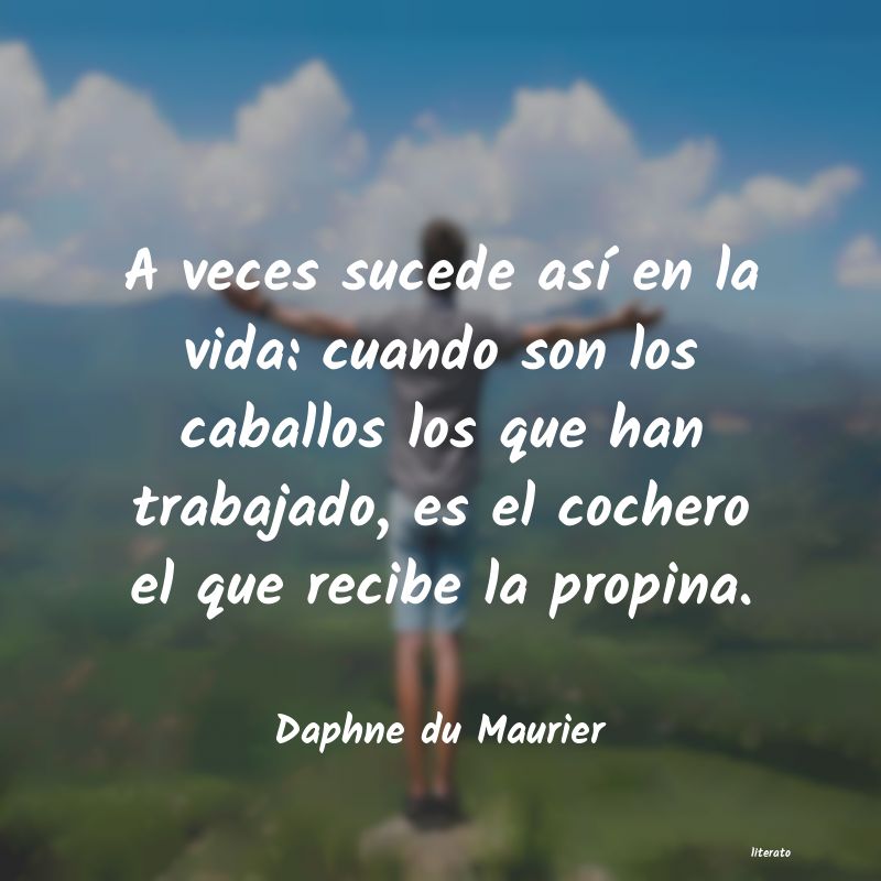 Frases de Daphne du Maurier